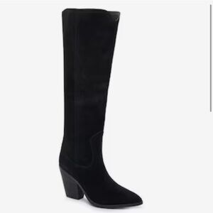 🌸BLONDO🌸 Wylde Waterproof Black Suede Boot Size:6